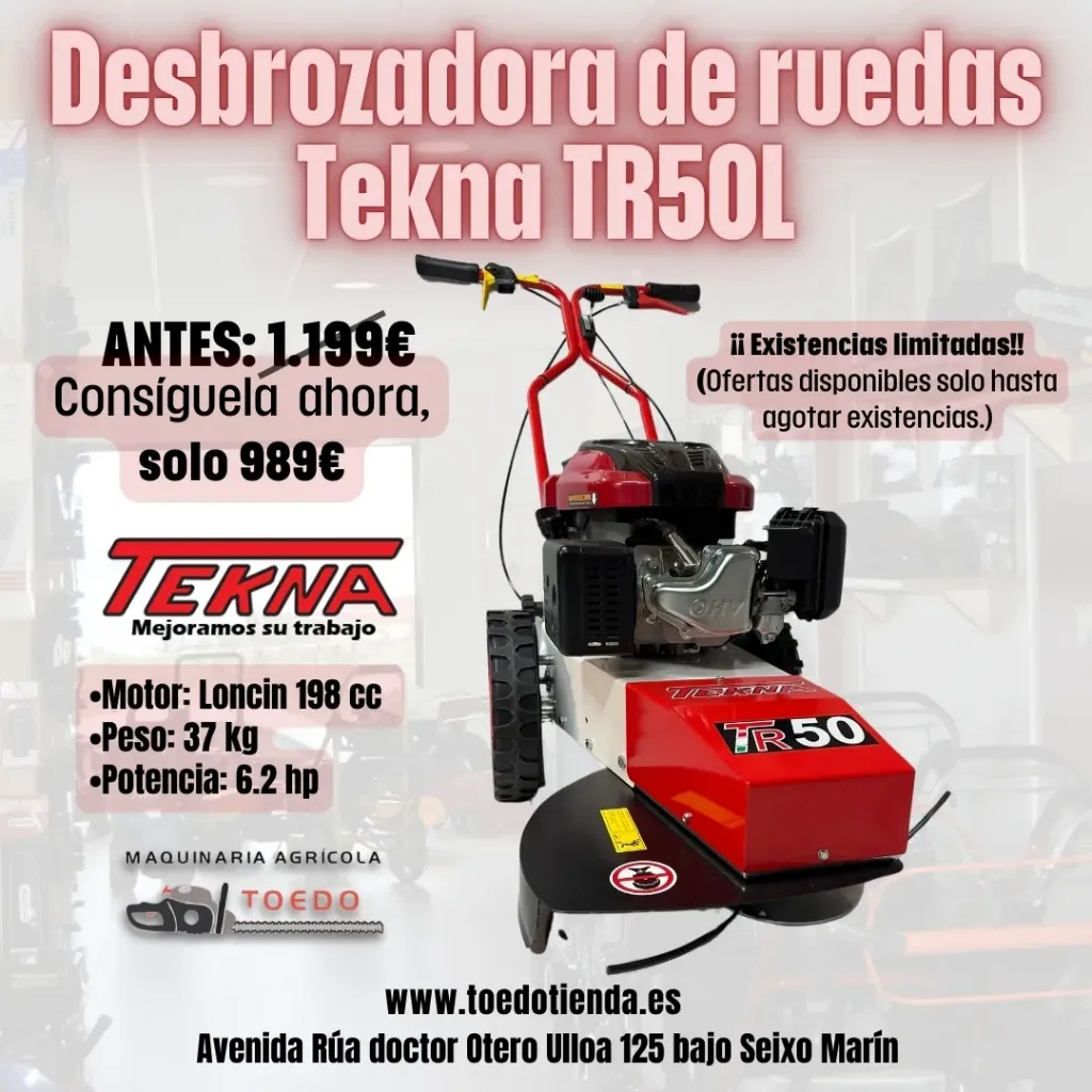 Desbrozadora de ruedas - Tekna TR50L